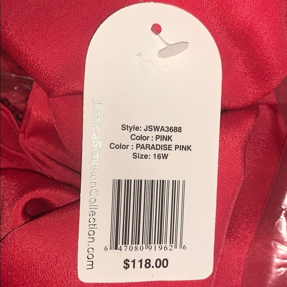 Jessica Simpson Plus Size Pink Dress - Picture 5 of 6